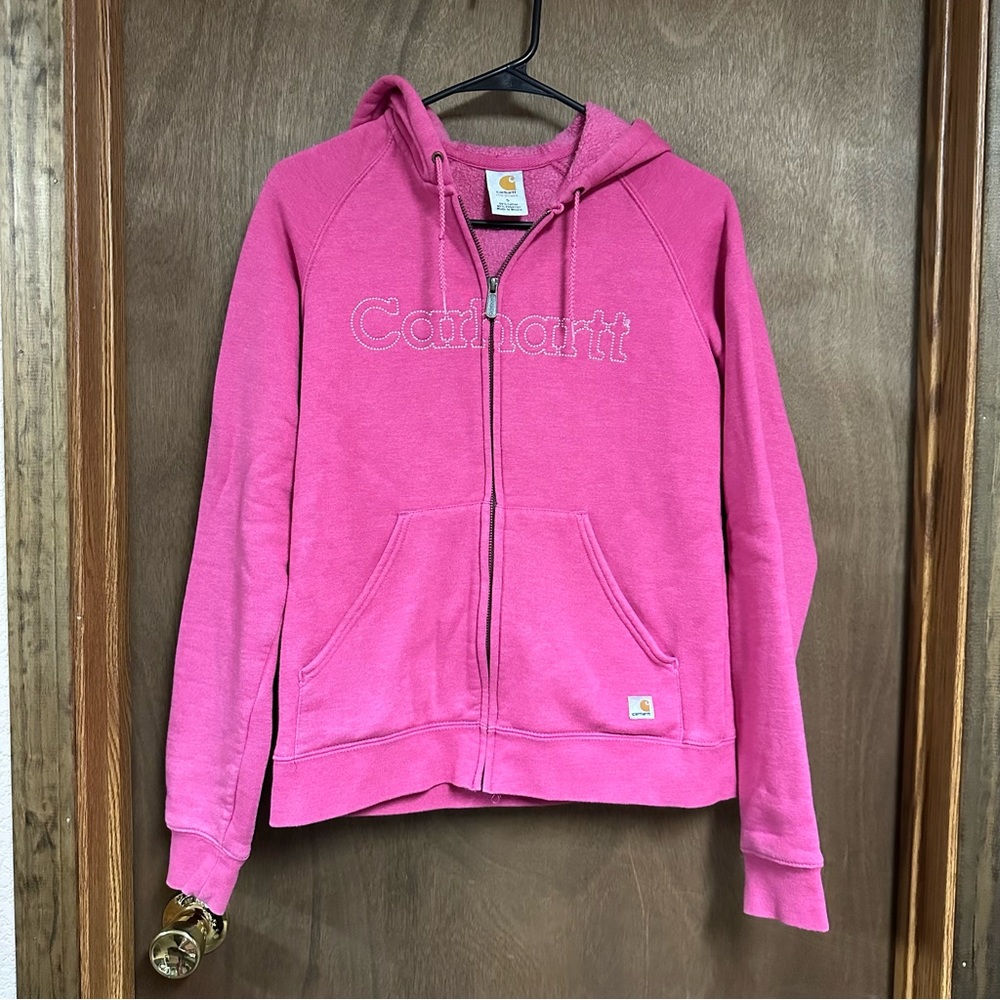 Carhartt Full Zip Hoodie Sweatshirt Small